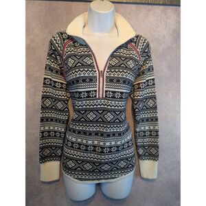 Eddie Bauer collared mock turtleneck sweater medium